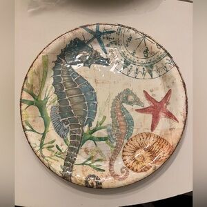 Pier 1 Coastal Seahorse Plates